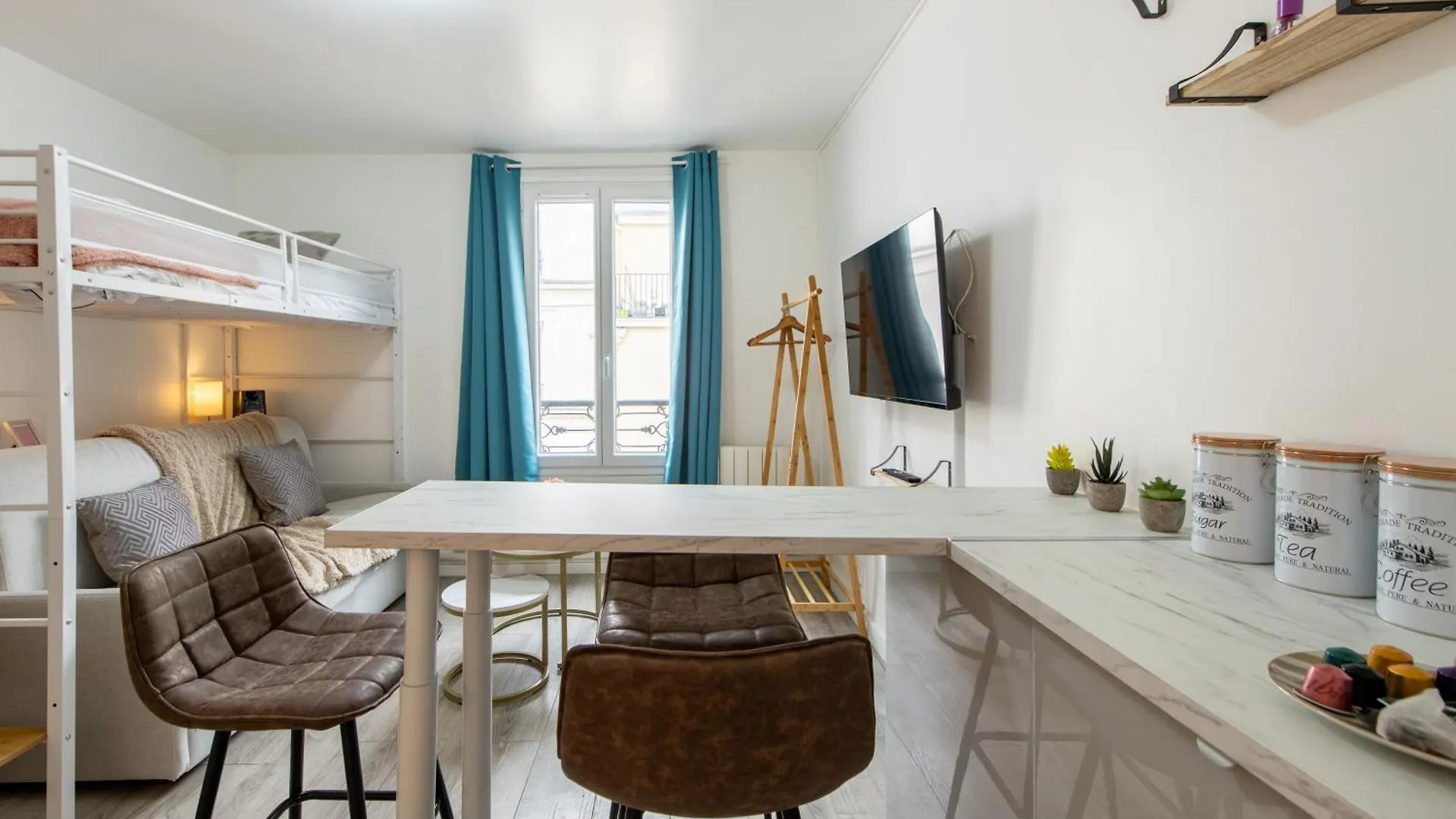 Best Deal! Modern Studio In Vibrant Area Only 5 Minutes By Walk To Metro - Central Location 巴黎 公寓